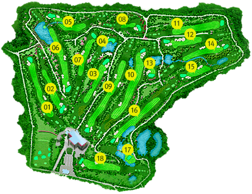 안양 1~18 HOLE 맵