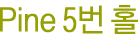 Pine 5번홀