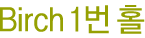 Birch 1번홀